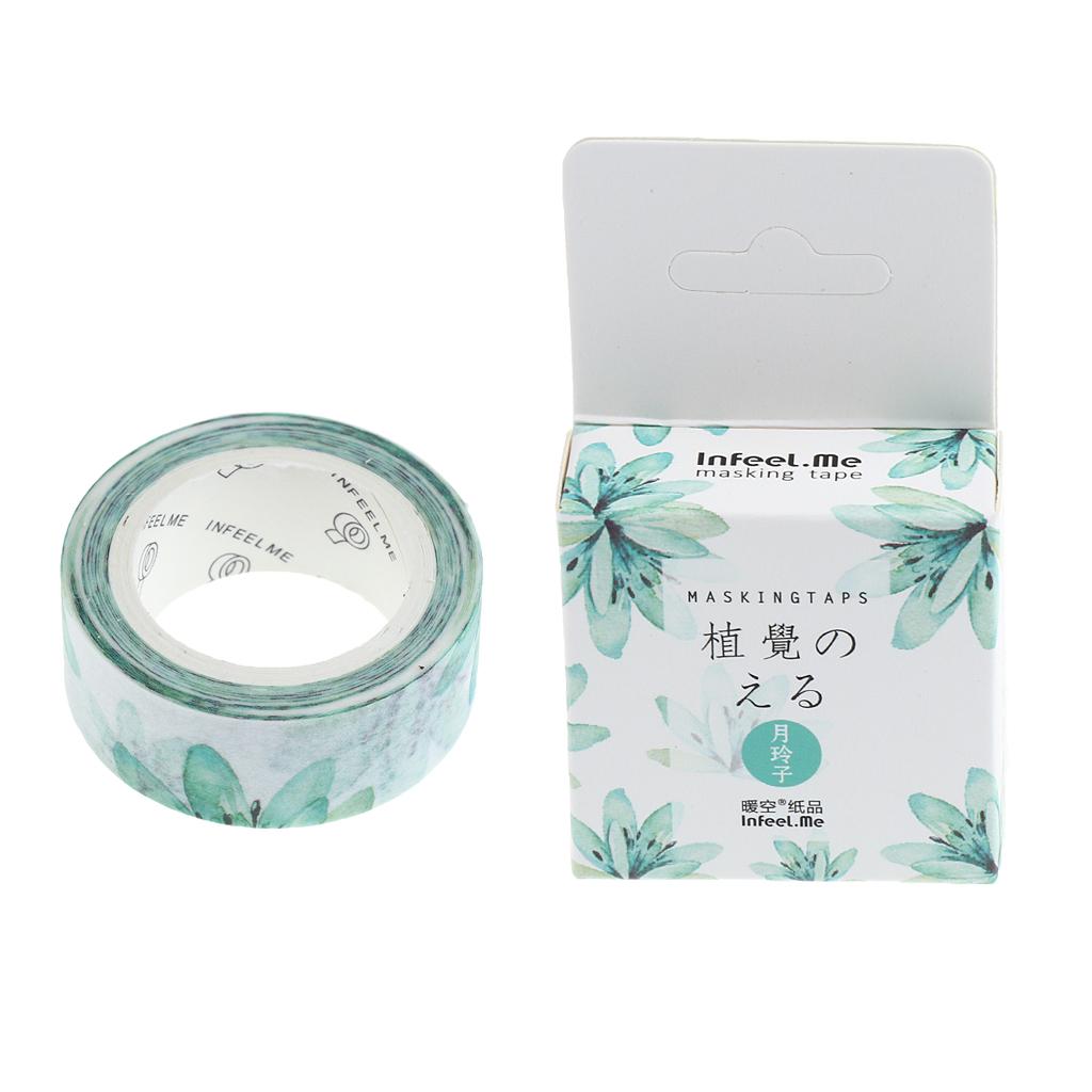 DIY Notebook Decorative Masking Tape Adhesive Paper Sticker 15mm x 10M #20