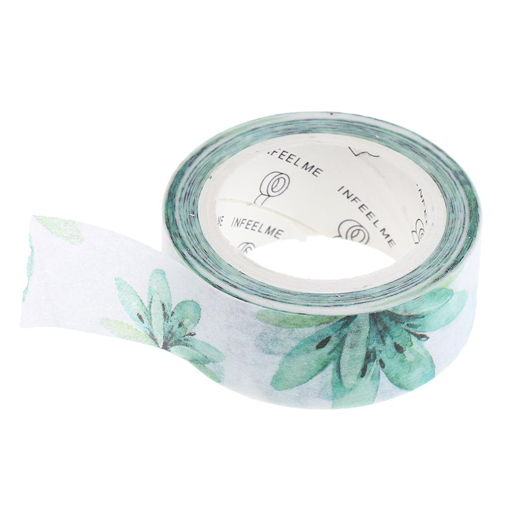 DIY Notebook Decorative Masking Tape Adhesive Paper Sticker 15mm x 10M #20