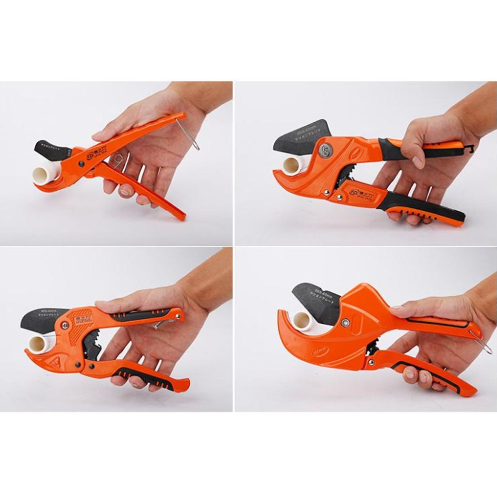 Plastic Pipe Tube Cutters Shears PTFE Coated Scissors Cutting Tool 301L