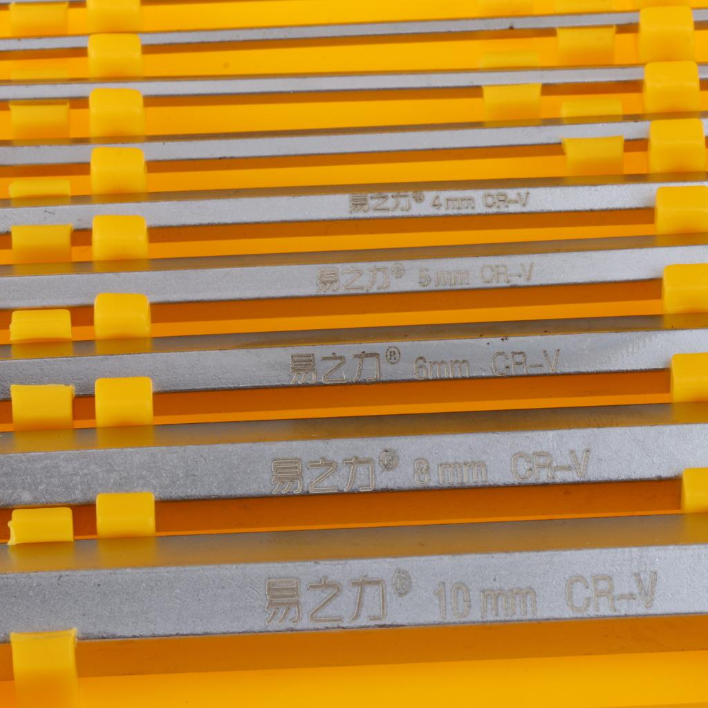 9 Piece Metric Hex Key Allen Wrench Long Short Arm L Arm Ball End