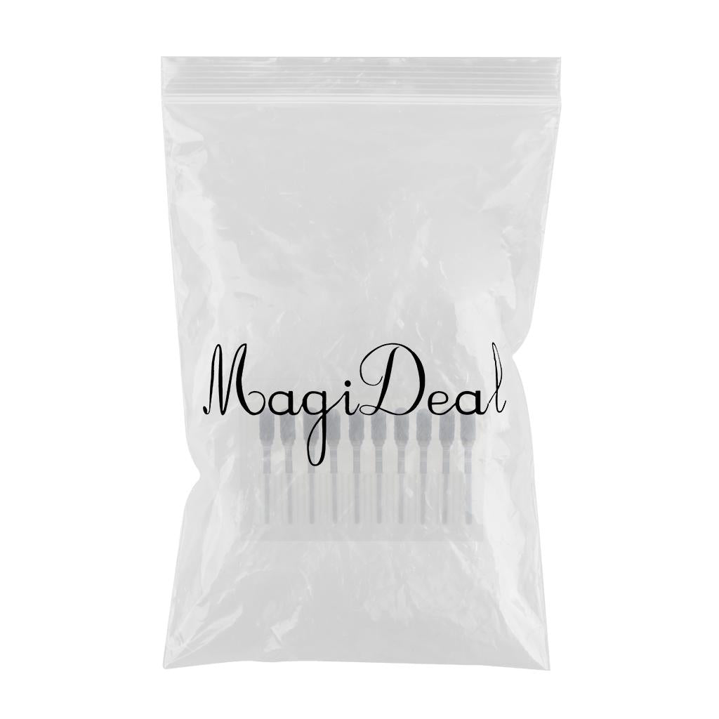 Set of 10 Pieces 6mm Tungsten Carbide Burrs Rotary Point Burrs Shank Bits