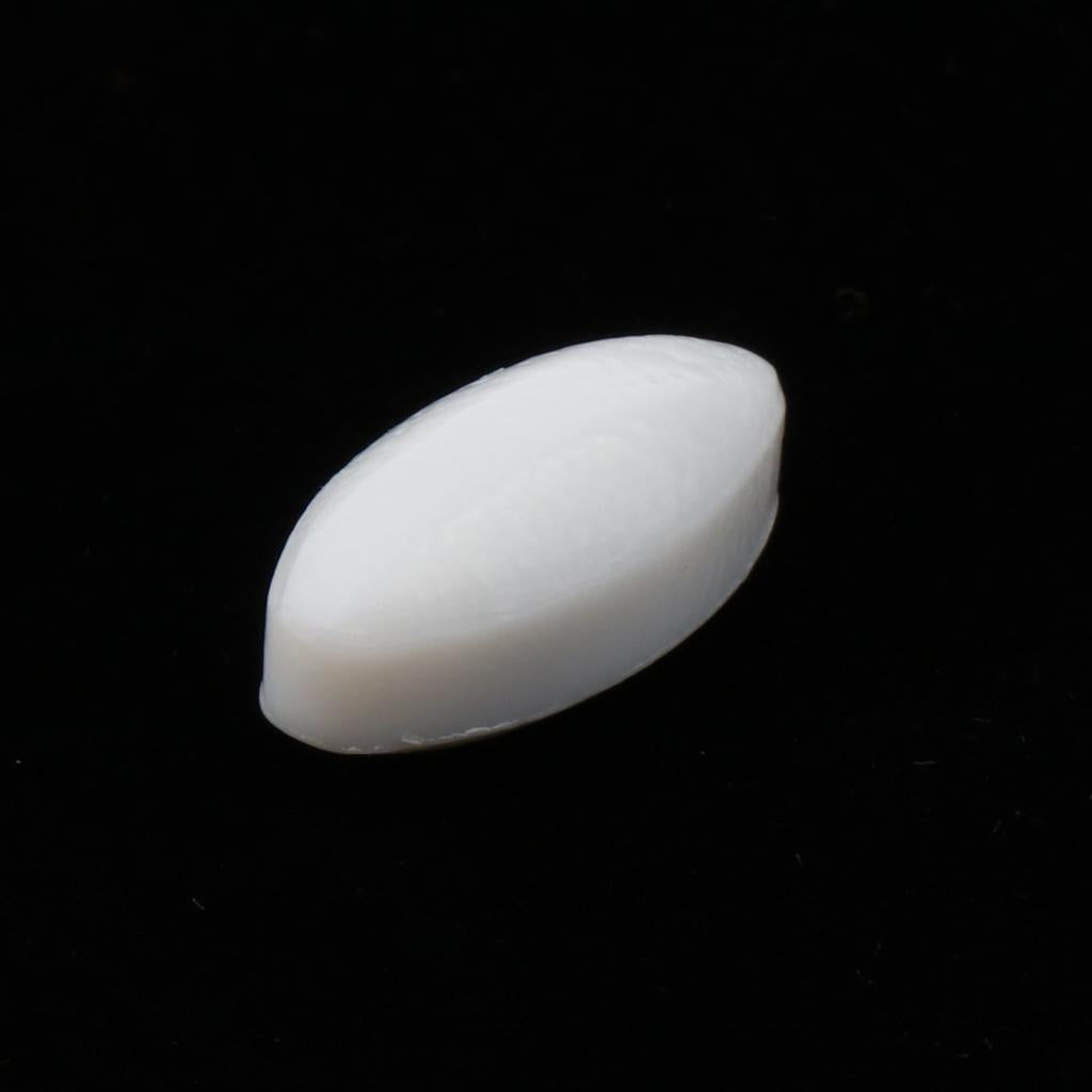 2xElliptical PTFE Magnetic Stirrer Mixer Stir Bar Lab Equipment 7x15mm