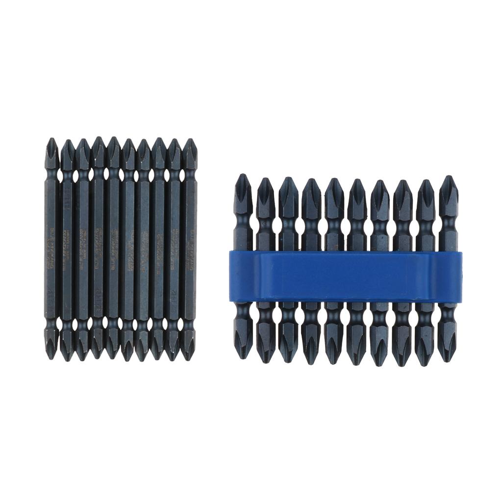 Double Ended Power Drill Phillips S2 1/4'' Cross Head Screwdriver Bits 65mm