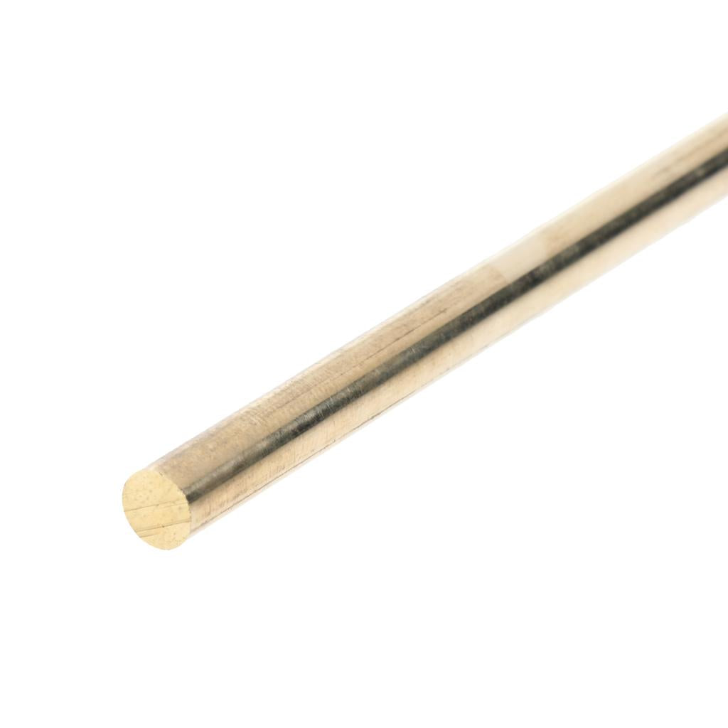 4" / Diameter 5mm Solid Brass Round Bar Rod, Lathe Bar Stock