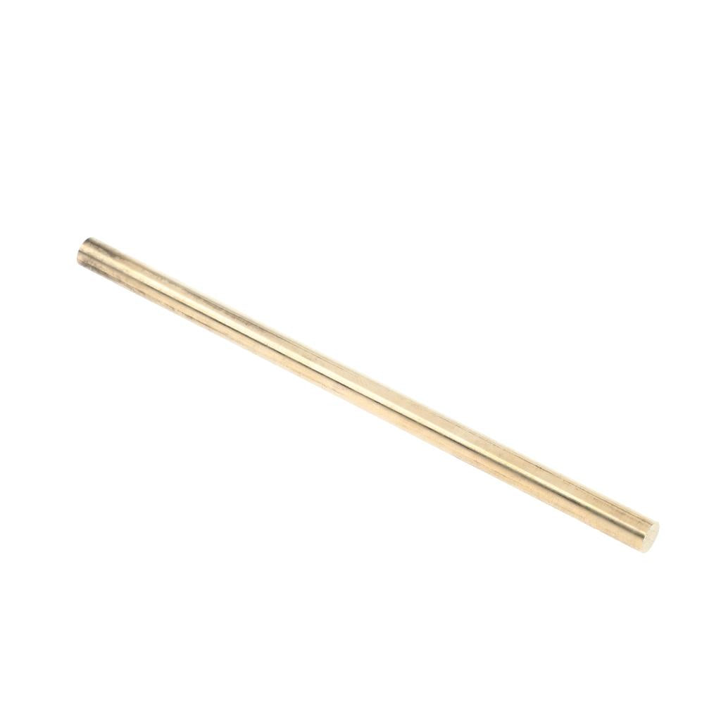 4" / Diameter 5mm Solid Brass Round Bar Rod, Lathe Bar Stock