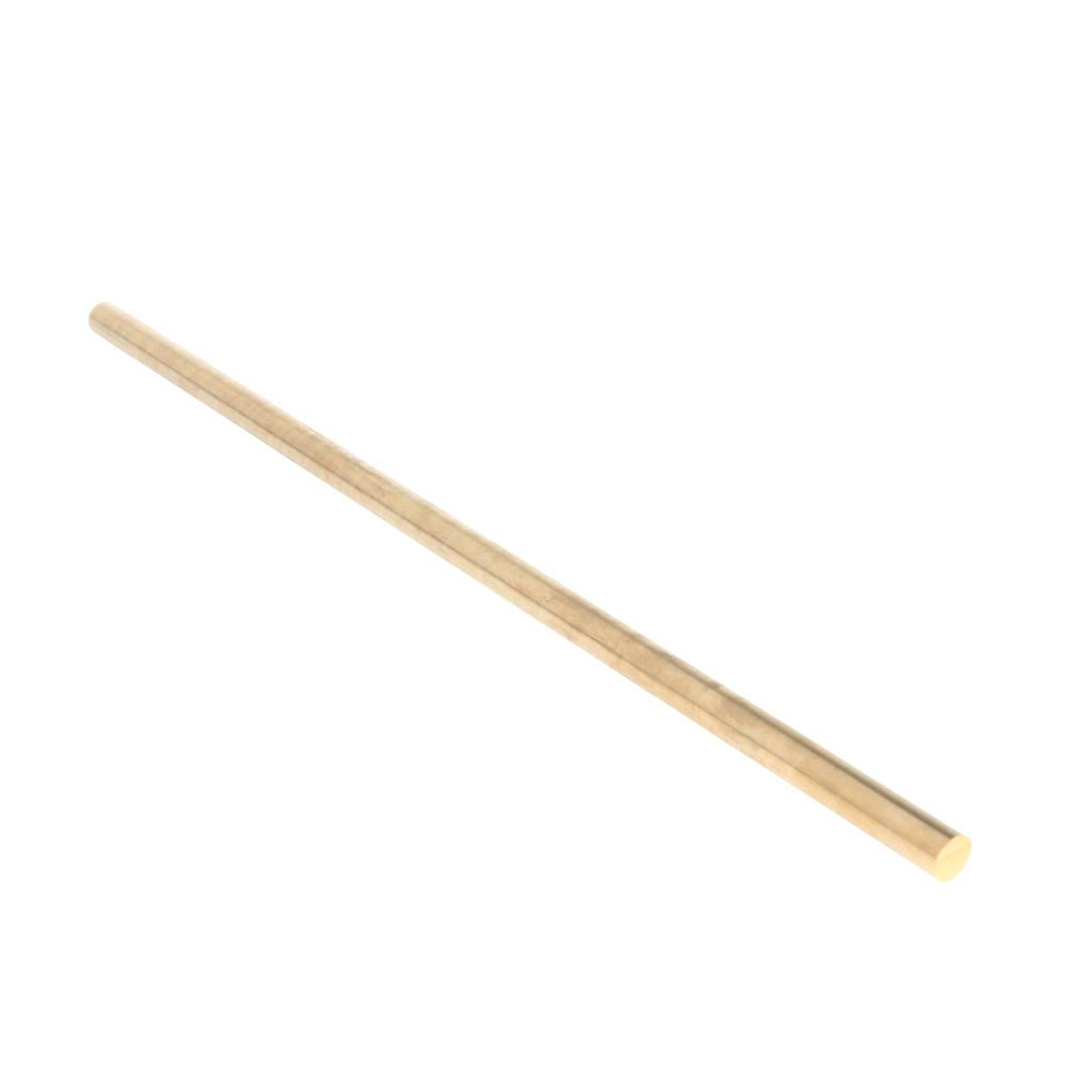 10" / Diameter 8mm Solid Brass Round Bar Rod, Lathe Bar Stock