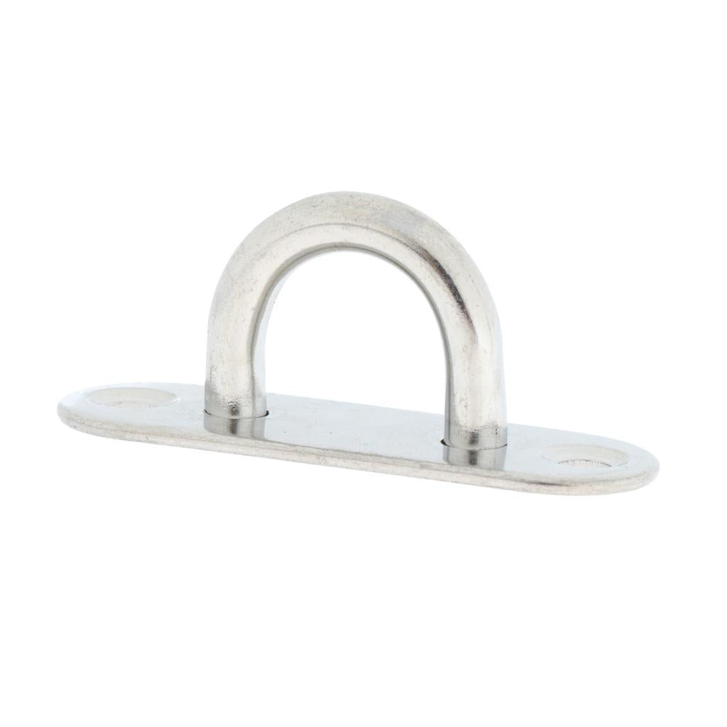 304 Stainless Steel Oblong Pad Eye Plate, Home, Marine Boat Rigging 6mm