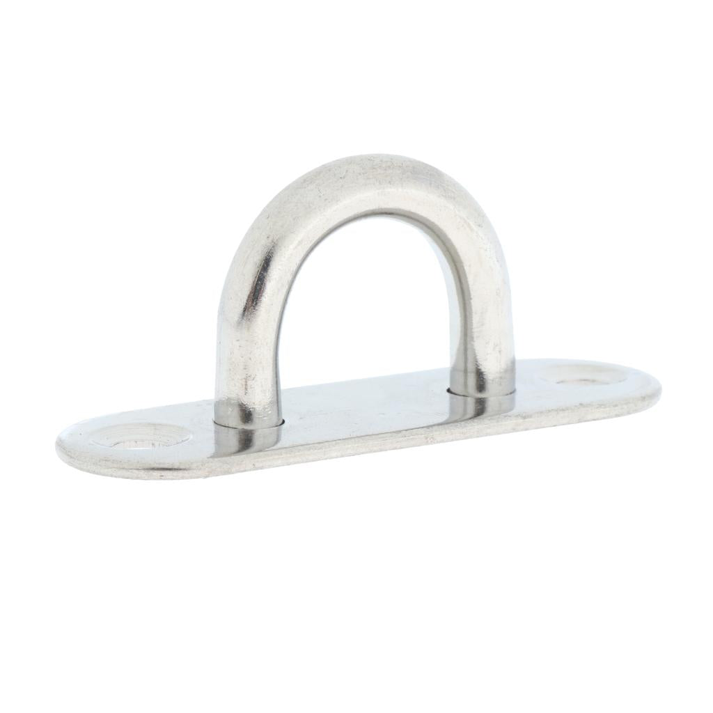 304 Stainless Steel Oblong Pad Eye Plate, Home, Marine Boat Rigging 6mm