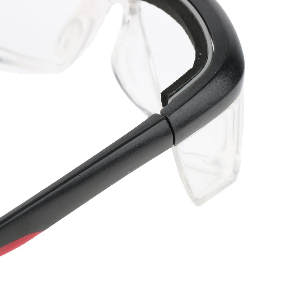 Safety UV Protective PPE Glasses Goggles Optical Lens Replaceable Black&Red