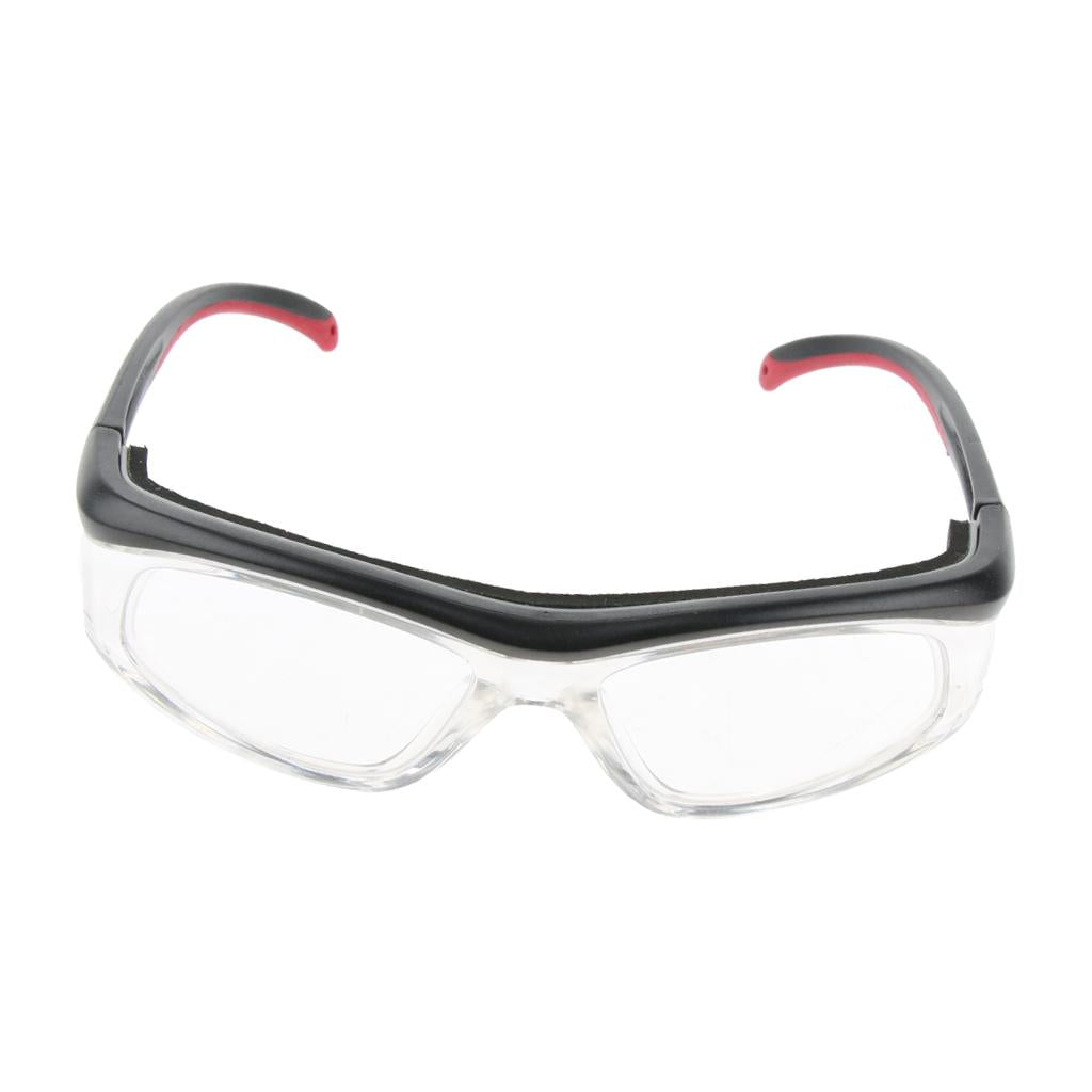 Safety UV Protective PPE Glasses Goggles Optical Lens Replaceable Black&Red