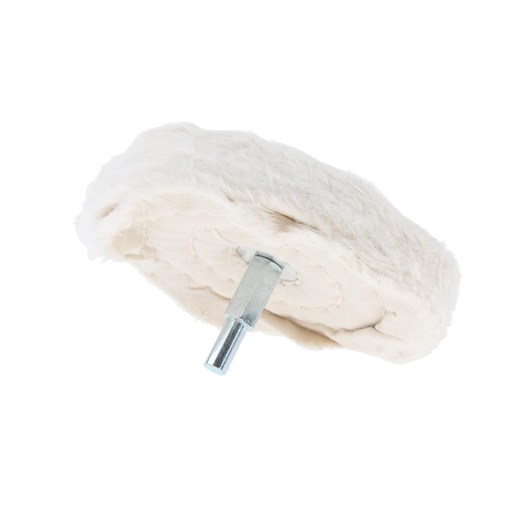 5 Pieces Polishing Buffing Cloth Wheels Mops on Electric Grinders 100mm
