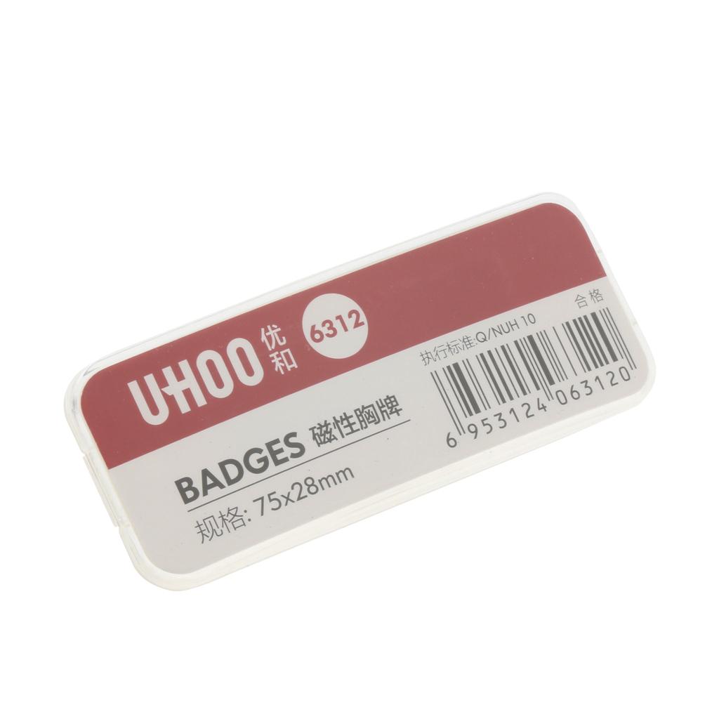 Name Badges, Employee Personized Name Tags, Employee ID Badges with Magnet L