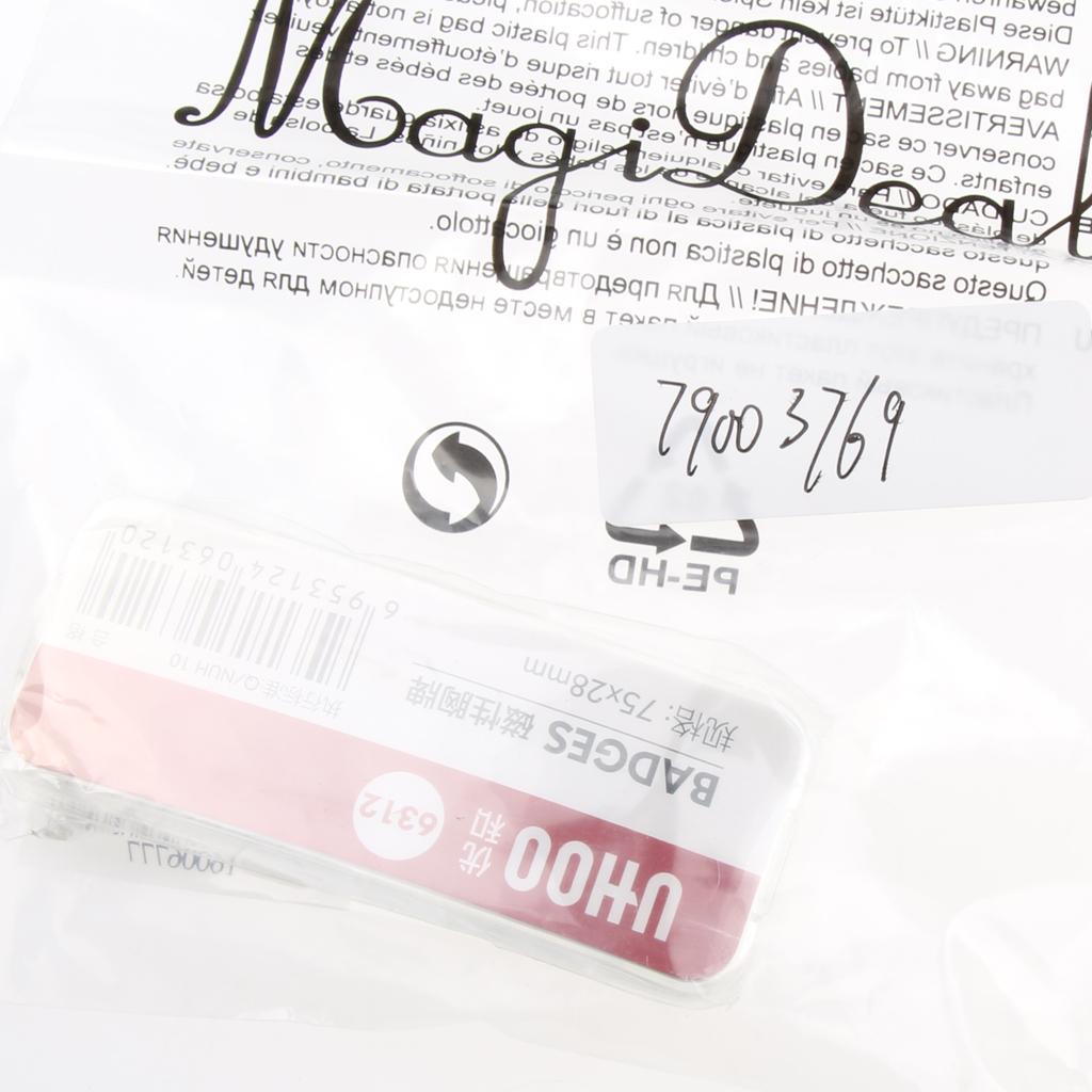 Name Badges, Employee Personized Name Tags, Employee ID Badges with Magnet L