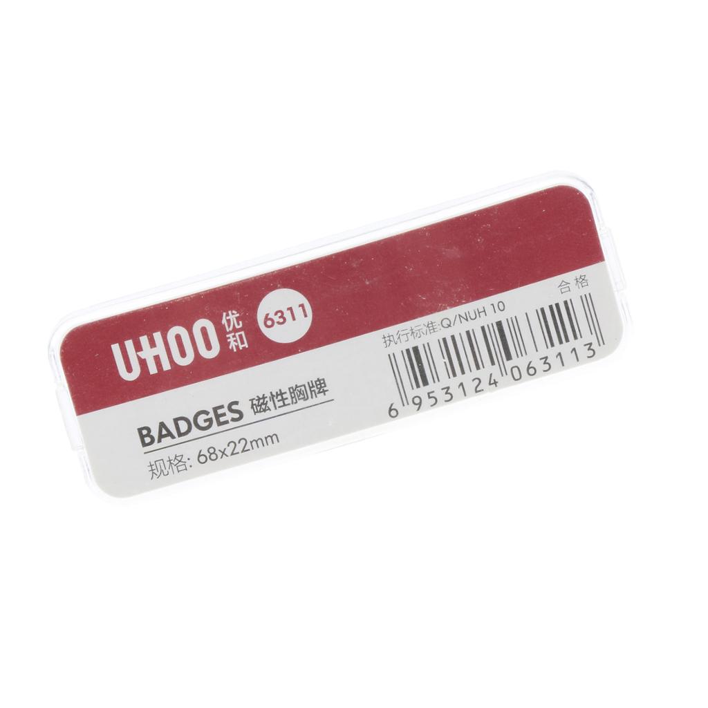 Name Badges, Employee Personized Name Tags, Employee ID Badges with Magnet S