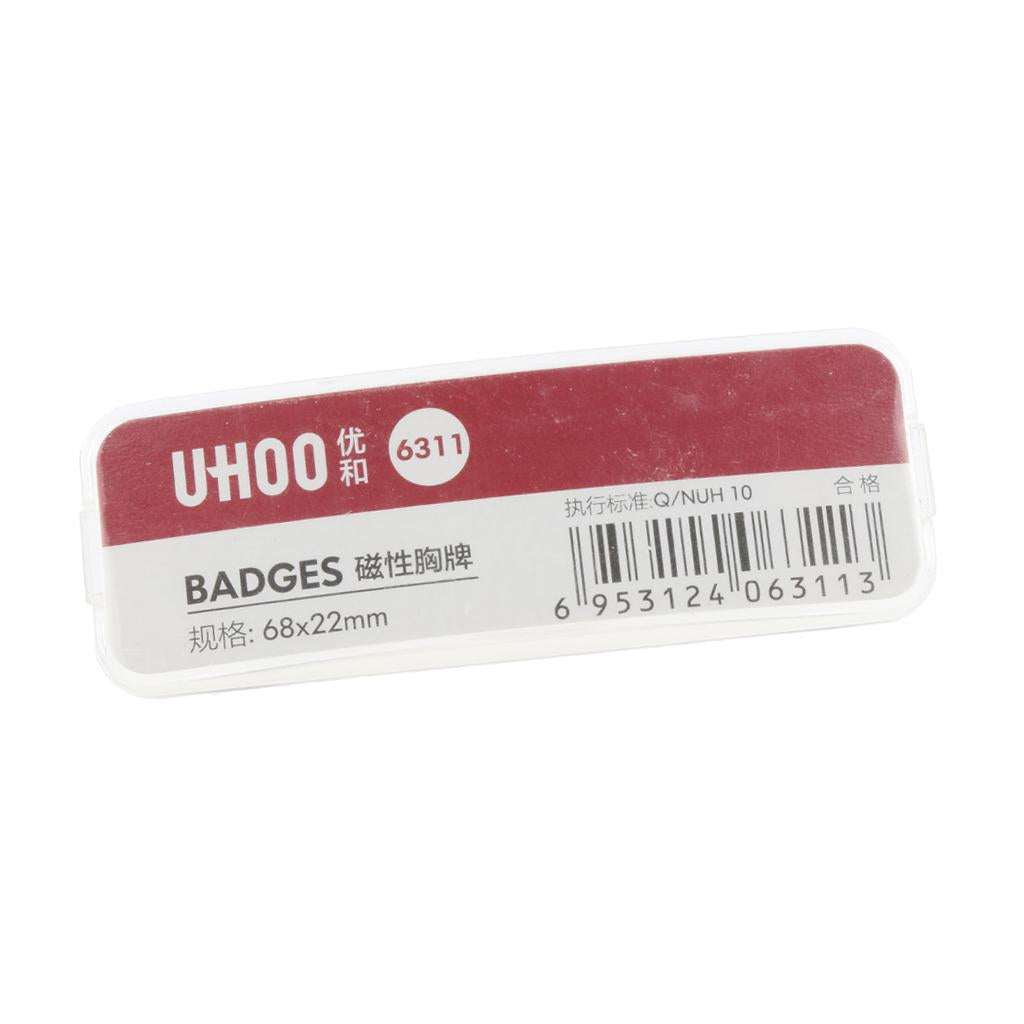 Name Badges, Employee Personized Name Tags, Employee ID Badges with Magnet S