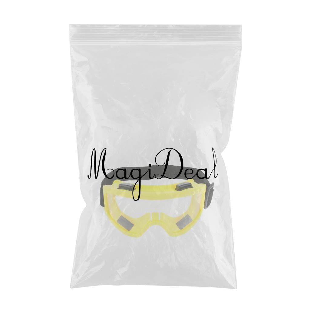 Safety Goggles Eye Protection Lab Indoor Workplace Protective Glasses Yellow