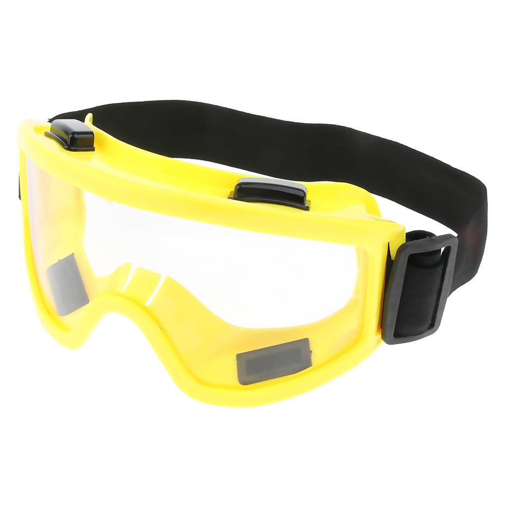 Safety Goggles Eye Protection Lab Indoor Workplace Protective Glasses Yellow