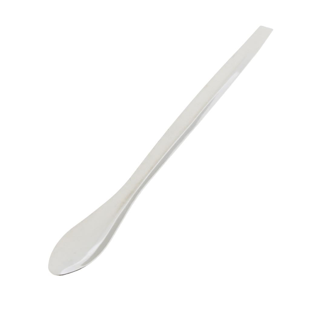 3xSet of 3 Pieces Stainless Steel Dispensing Spoons Lab Micro Scrapers