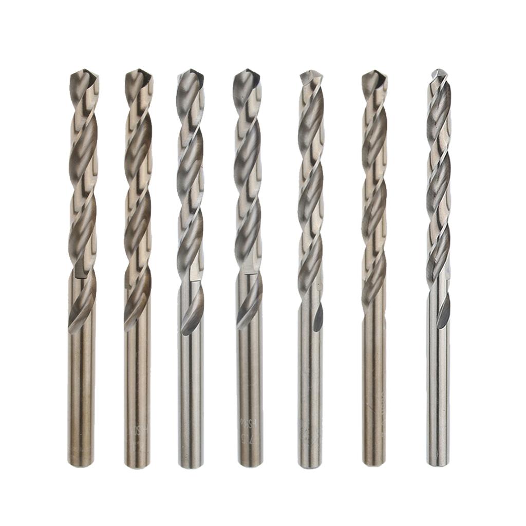 5 Pieces M35 HSS Cobalt Twist Drill Bits, 6.8mm, Sharp, Abrasion Resistant