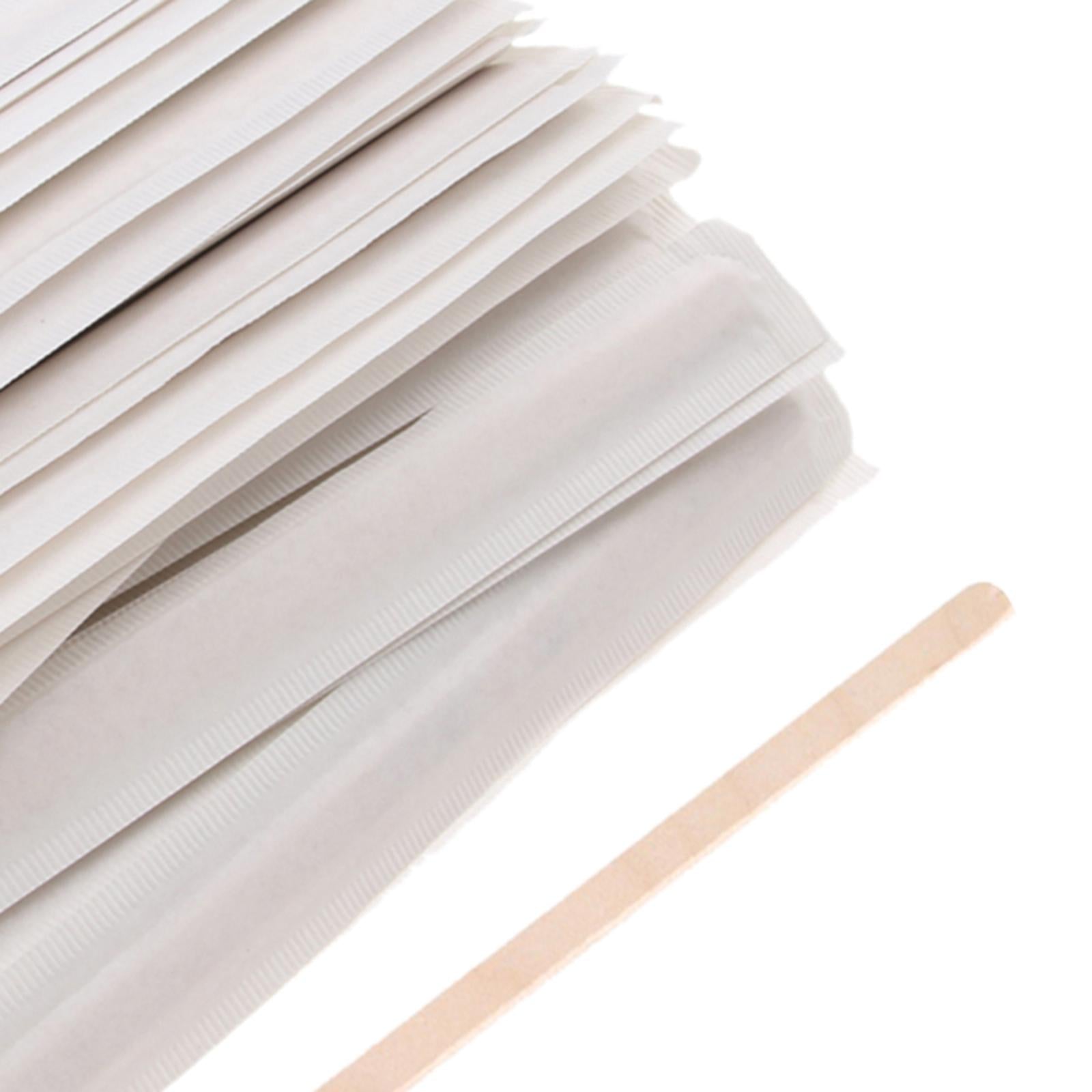 100 Pcs 140mm Disposable Wood Coffee Stirrer for Hot Cold Drinks Beverage