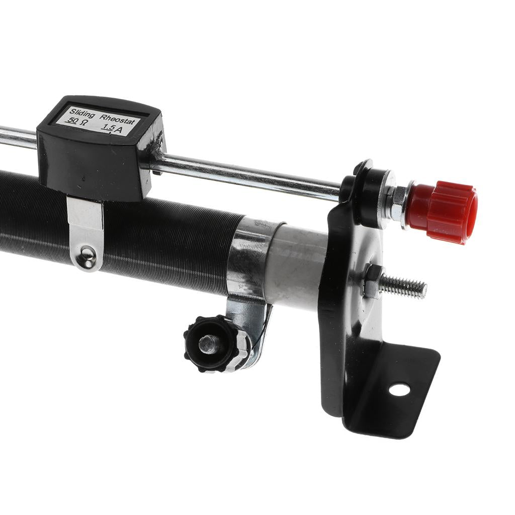 50Ohms 1.5A Adjustable Sliding Rheostat Physical Experiment Equipment