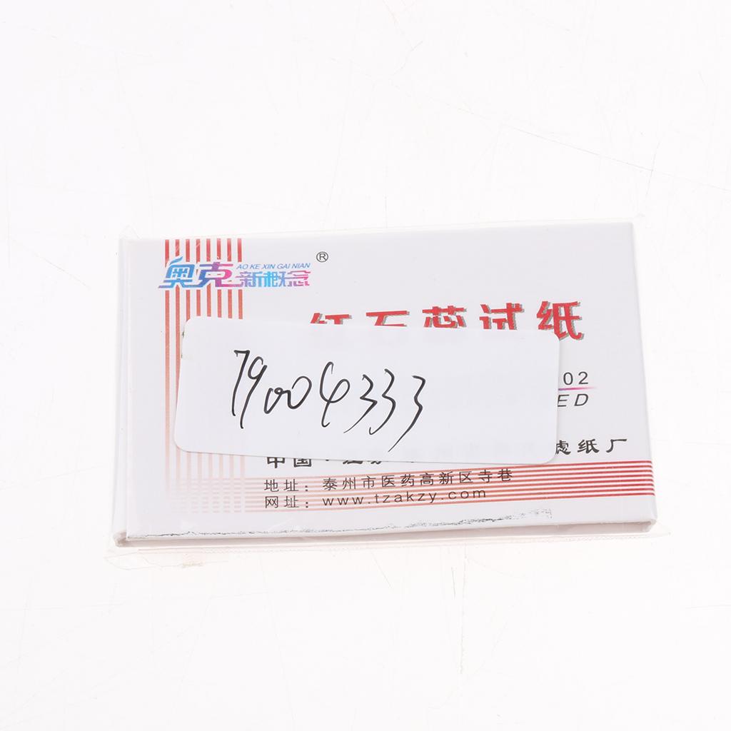 40pcs Red Litmus Paper Pack Alkalinity Testing Chemistry Experiment Teaching