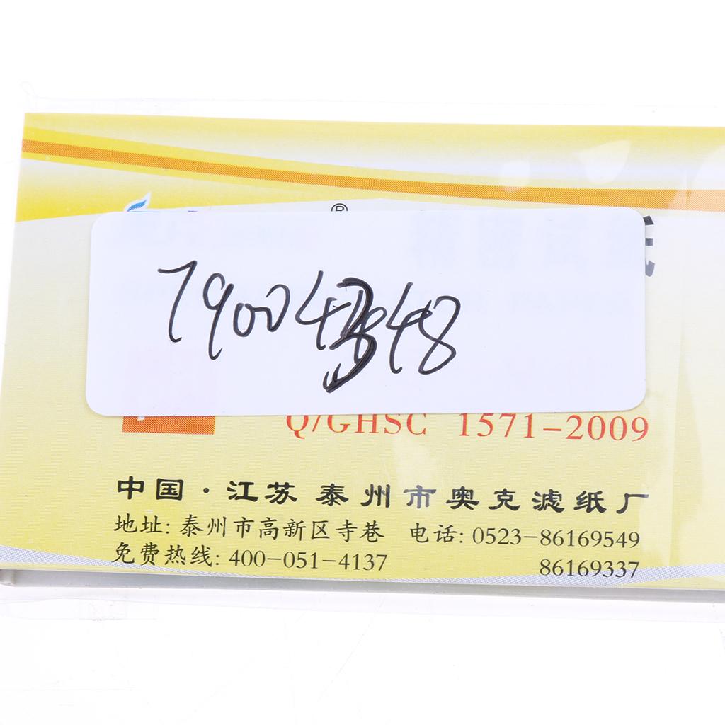 80pcs Precision PH Testing Paper Strips 5.5 - 9.0 Lab Home Water Cosmetic With a pH color chart on each pack