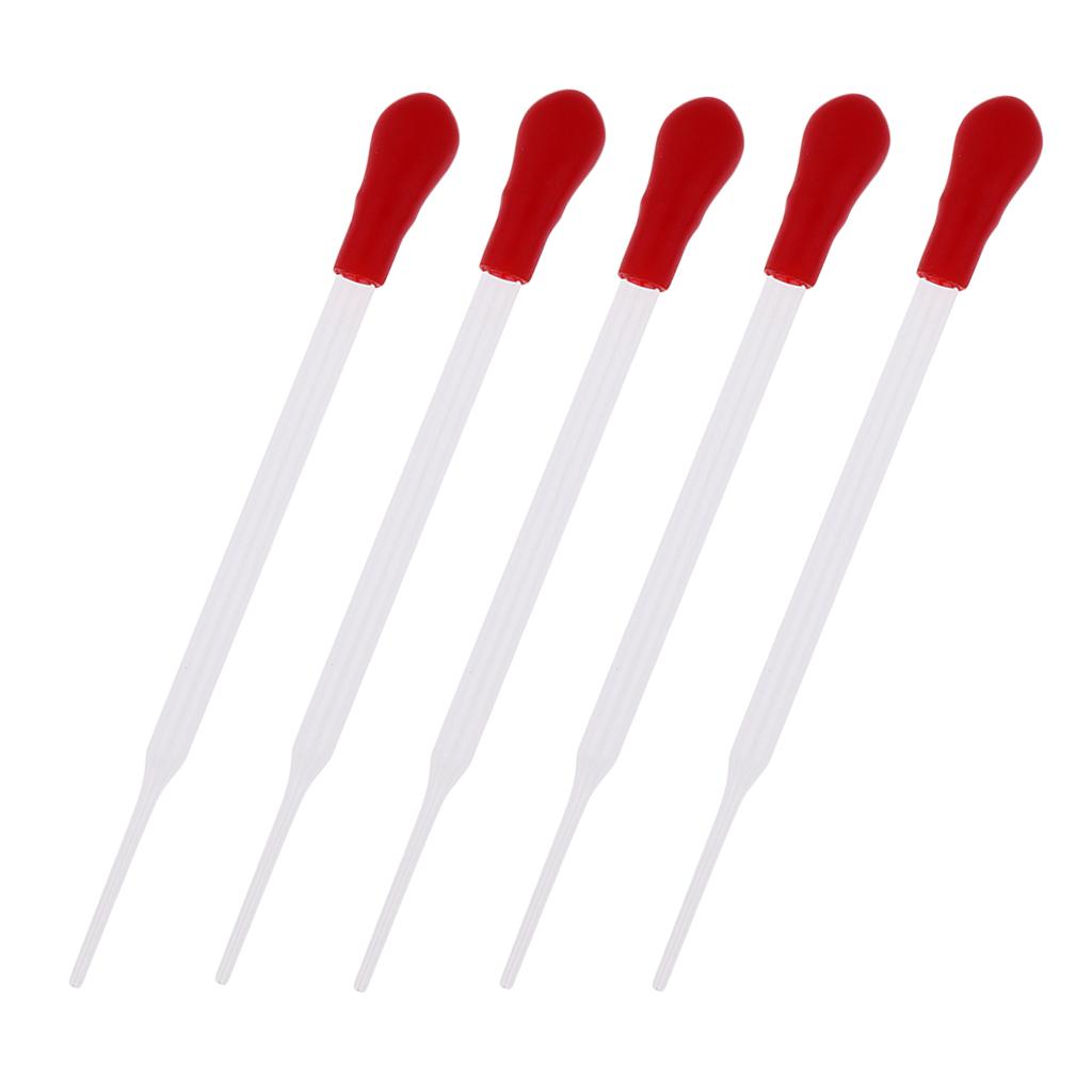 5pcs Transfer Pipettes Eye Dropper Essential Oils Pipettes / Lab Supplies for Home DIY School Lab Supplies 12cm