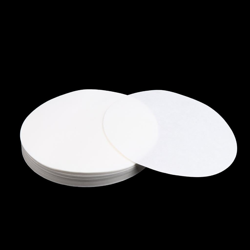 100pcs Lab Medium Speed Ashless Quantitative Filter Paper Circles Dia.180mm
