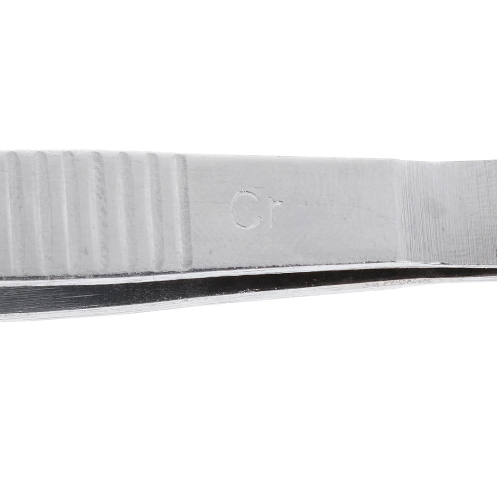 140mm/5.51" Stainless Steel Straight Tweezers for Detailed Work Laboratory