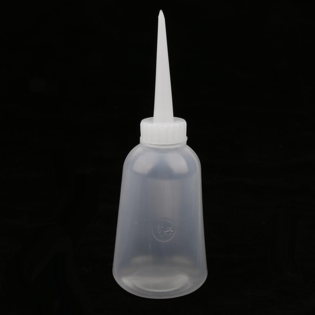14pcs 250ml Clear White Thick Plastic Liquid Glue Applicator Bottle