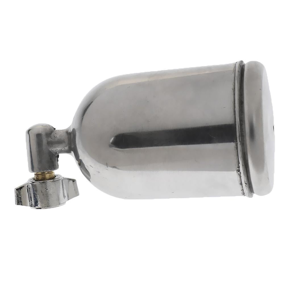 Stainless Steel Mini Low Pressure Gravity Feed Paint Spray Gun Nozzle 0.5mm with Brush, High Efficiency