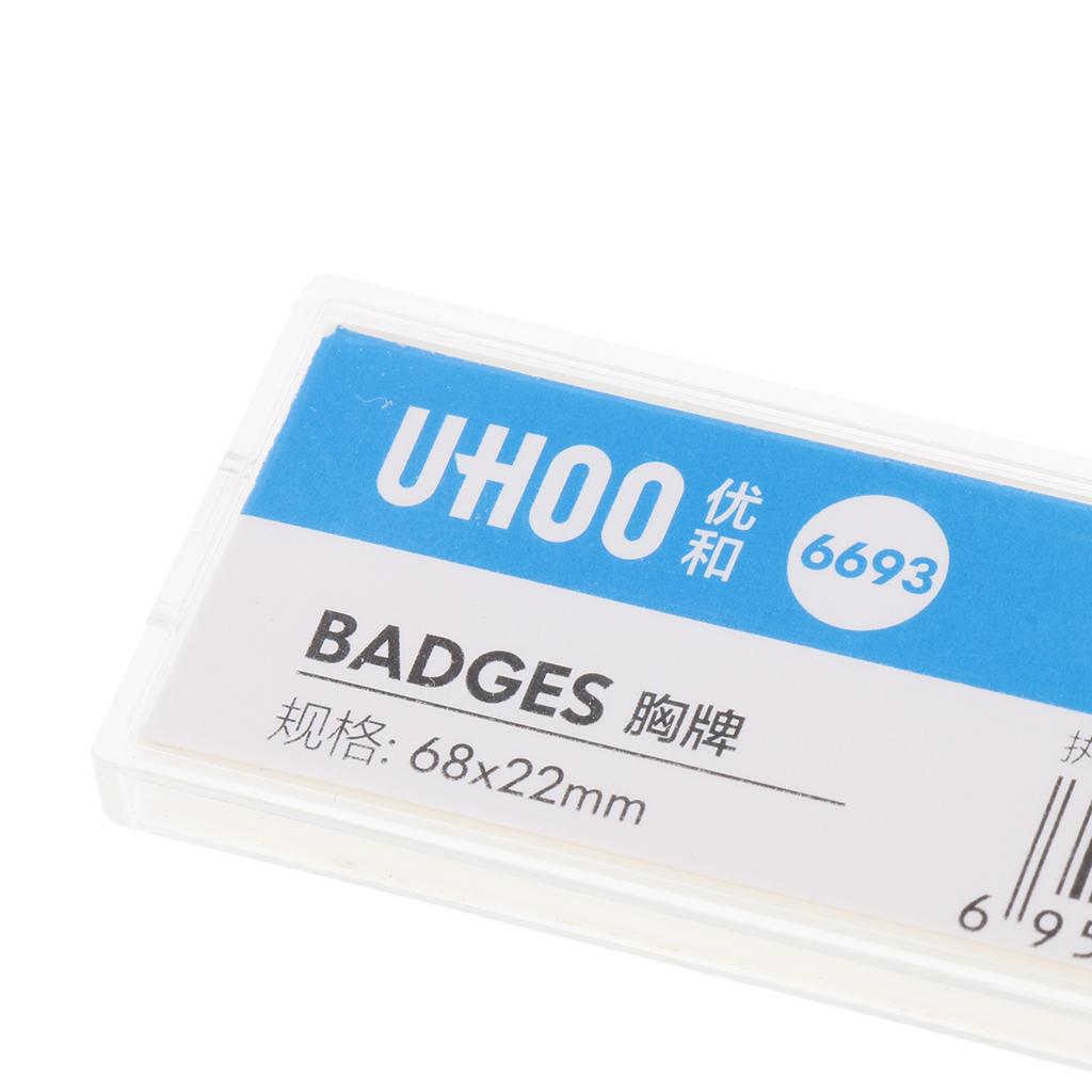 Name Badge, Employee Personized Name Tag, Employee ID Badge with Pin S