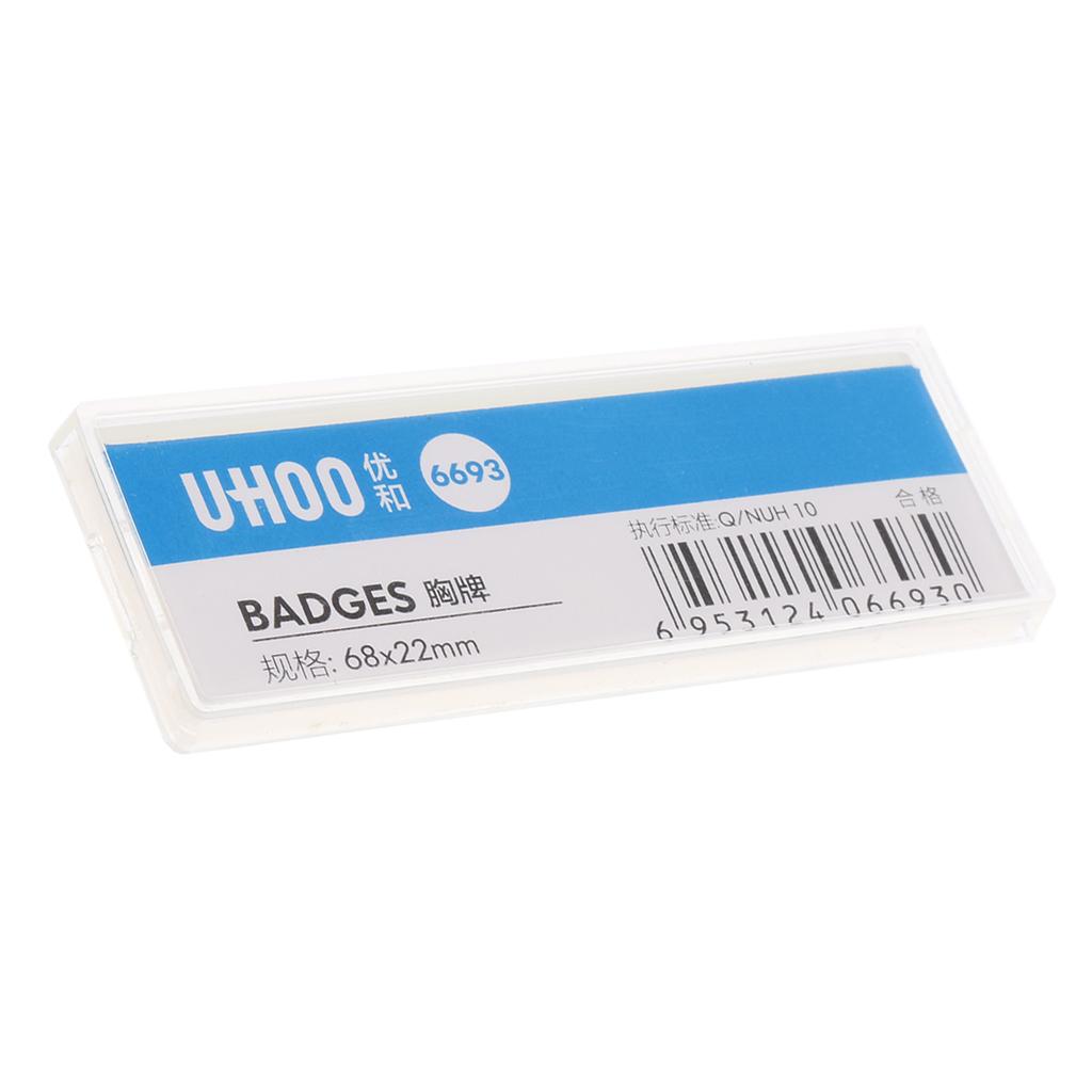 Name Badge, Employee Personized Name Tag, Employee ID Badge with Pin S