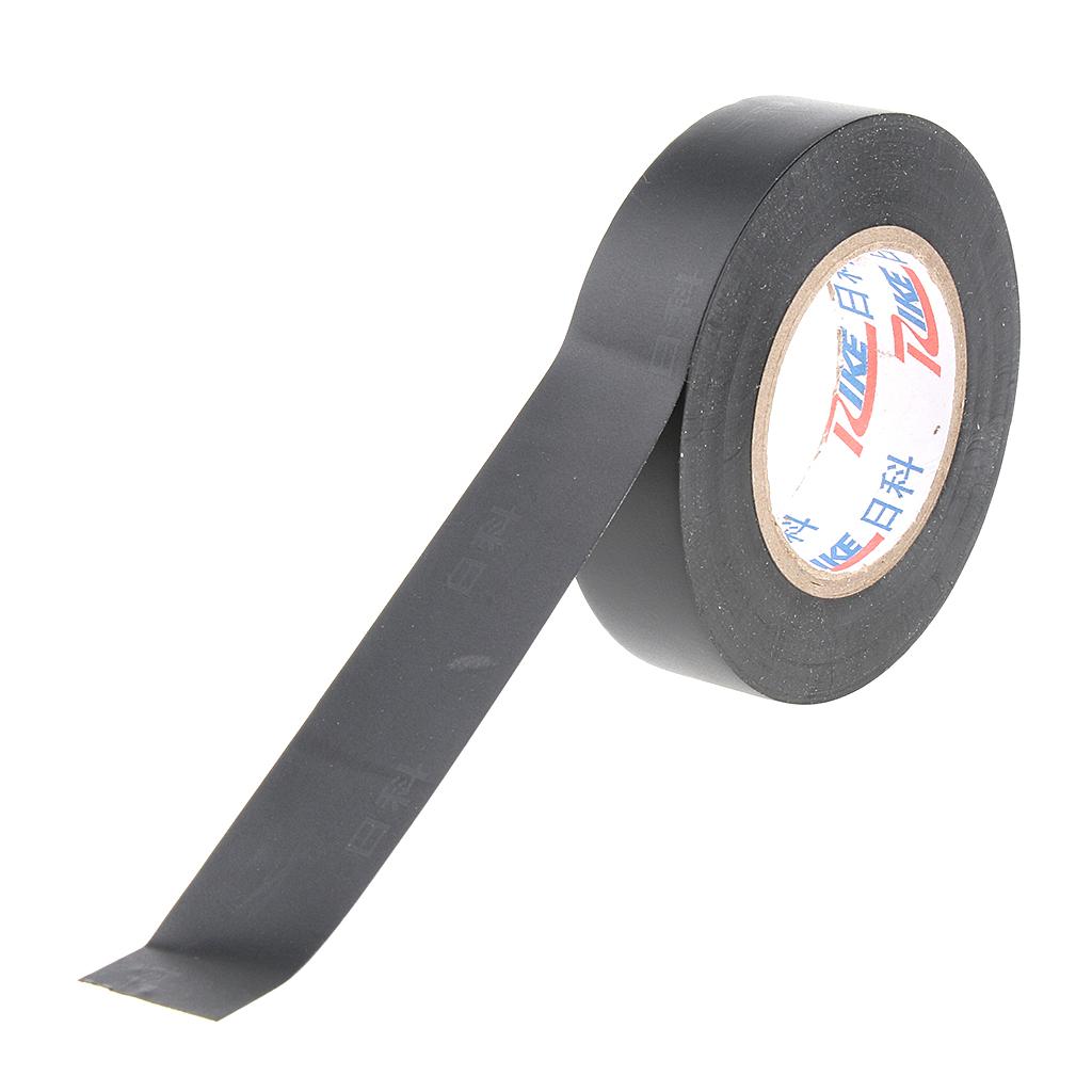 Electrical 18mm x 20m PVC Insulation/Insulating Tape Flame Retardant 6 Color Black