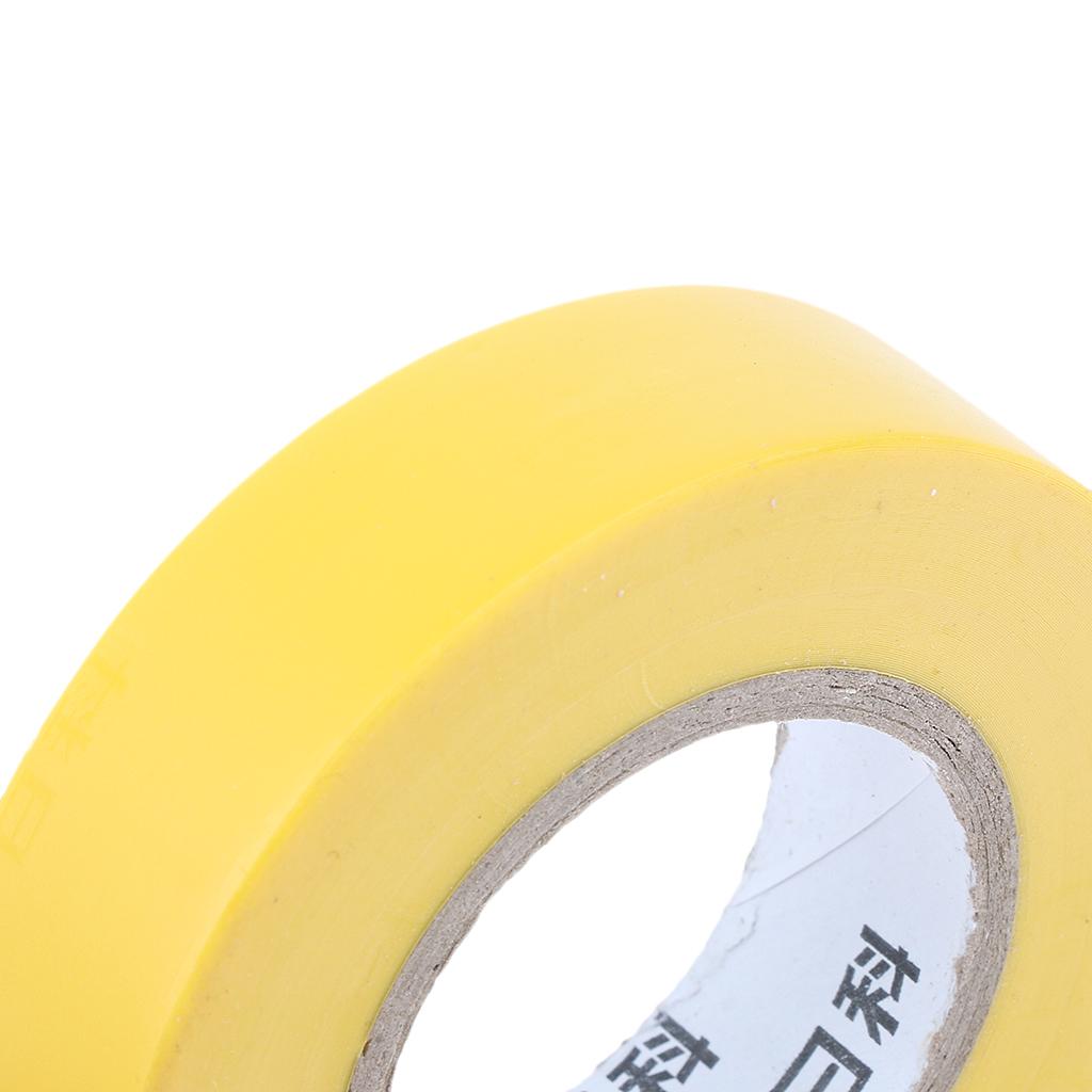 Electrical 18mm x 20m PVC Insulation/Insulating Tape Flame Retardant 6 Color Yellow