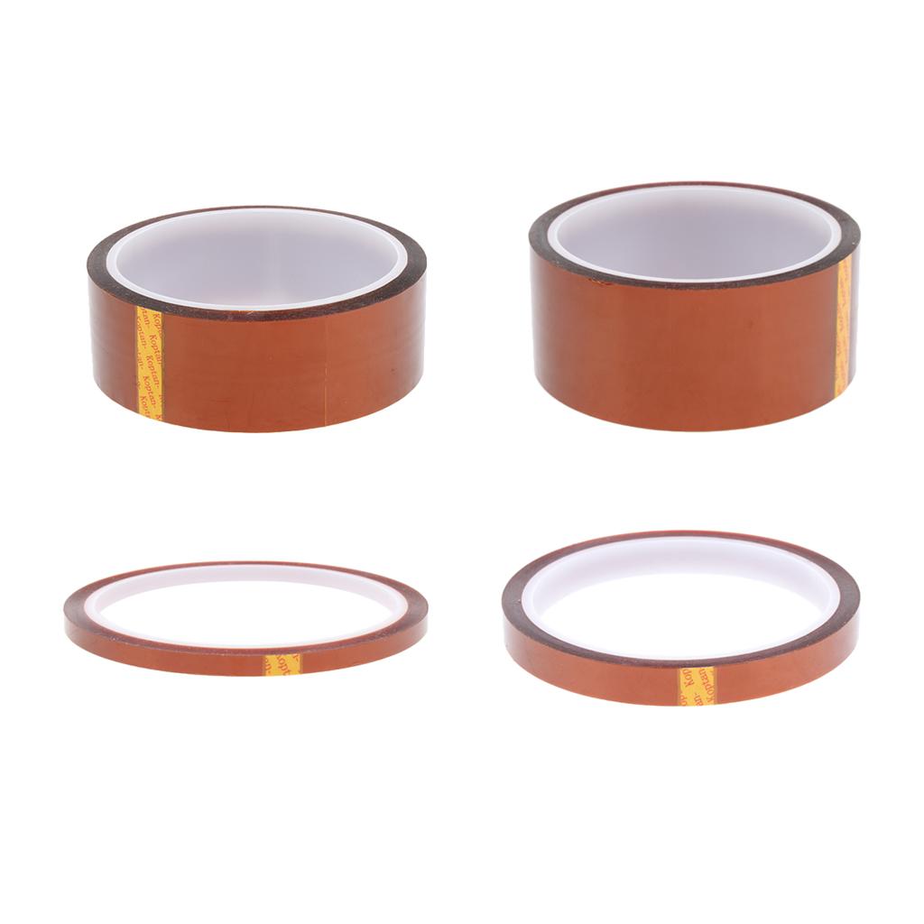 Brown High Temperature Heat Resistant Kapton Tape For Electric Width 5mm