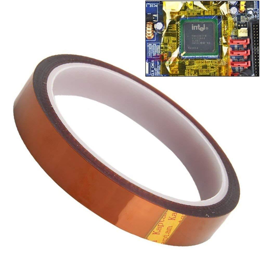 Brown High Temperature Heat Resistant Kapton Tape For Electric Width 10mm