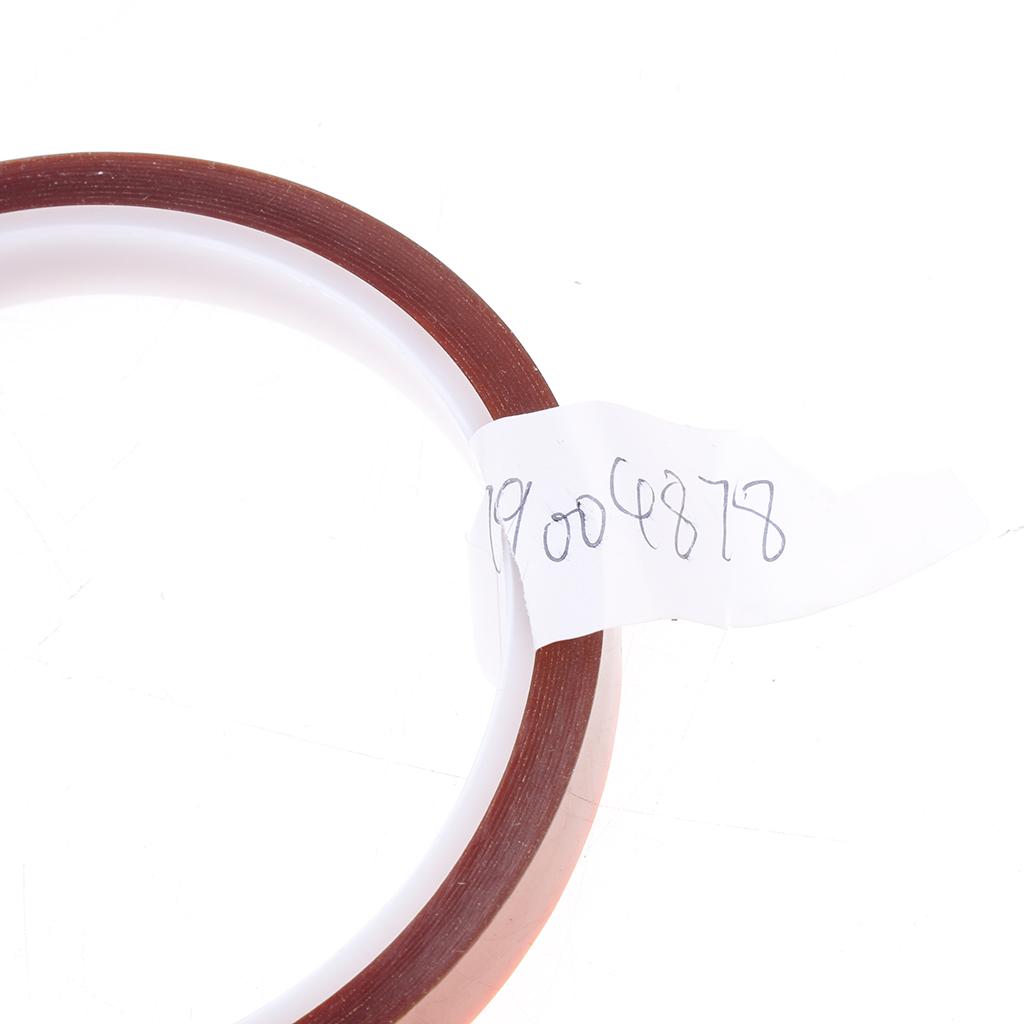 Brown High Temperature Heat Resistant Kapton Tape For Electric Width 10mm