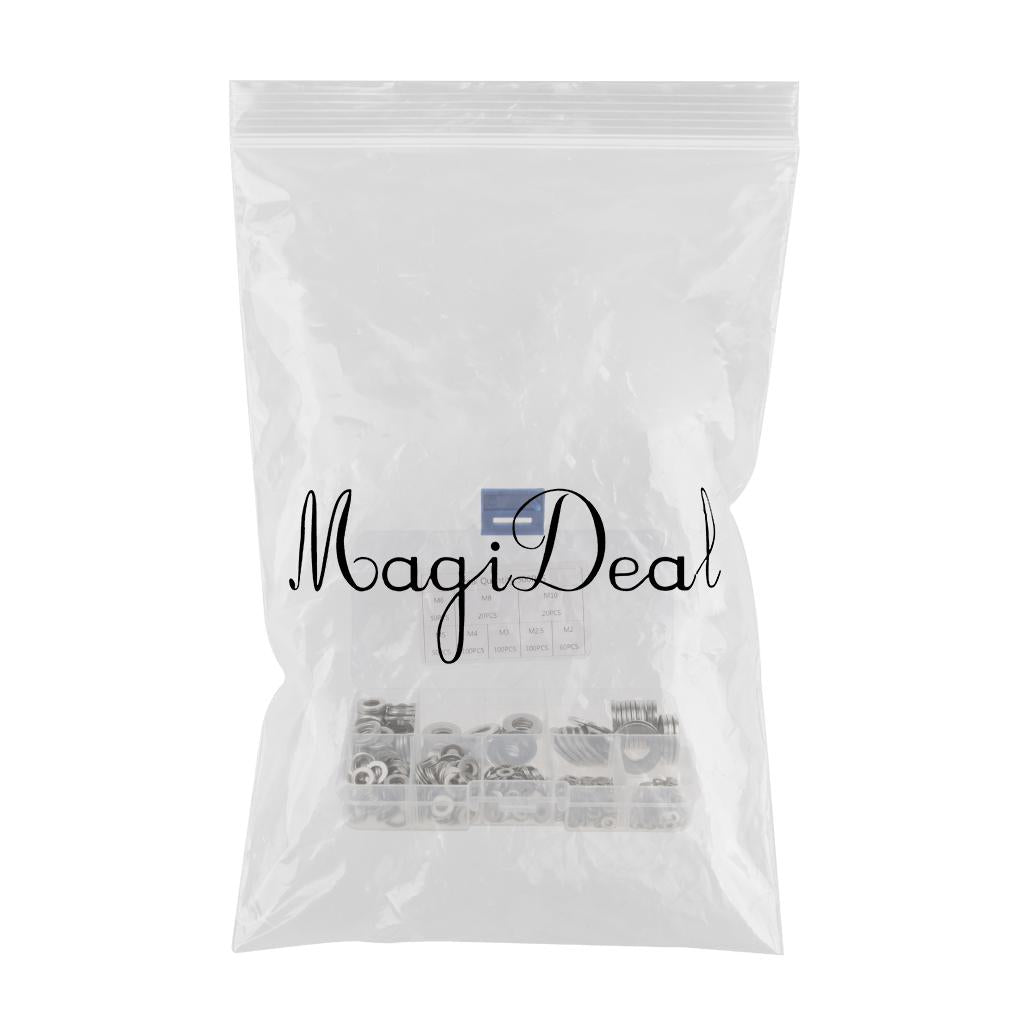 Flat Washer Solid Steel Home Common Use Hardware Accessories M2, M2.5, M3, M/4, M5, M6, M8, M10 500PCS Pack