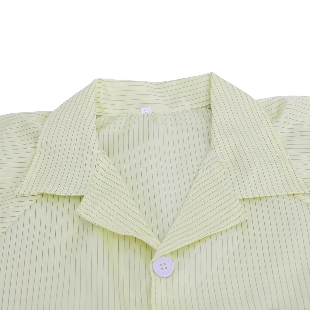 Protective Dustproof Anti-static Clothes for Auto Repair Work Light Yellow