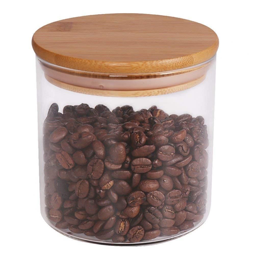 Glass Sealed Can Jar Bottle Kitchen Organizer Food Container with Cork 650mL