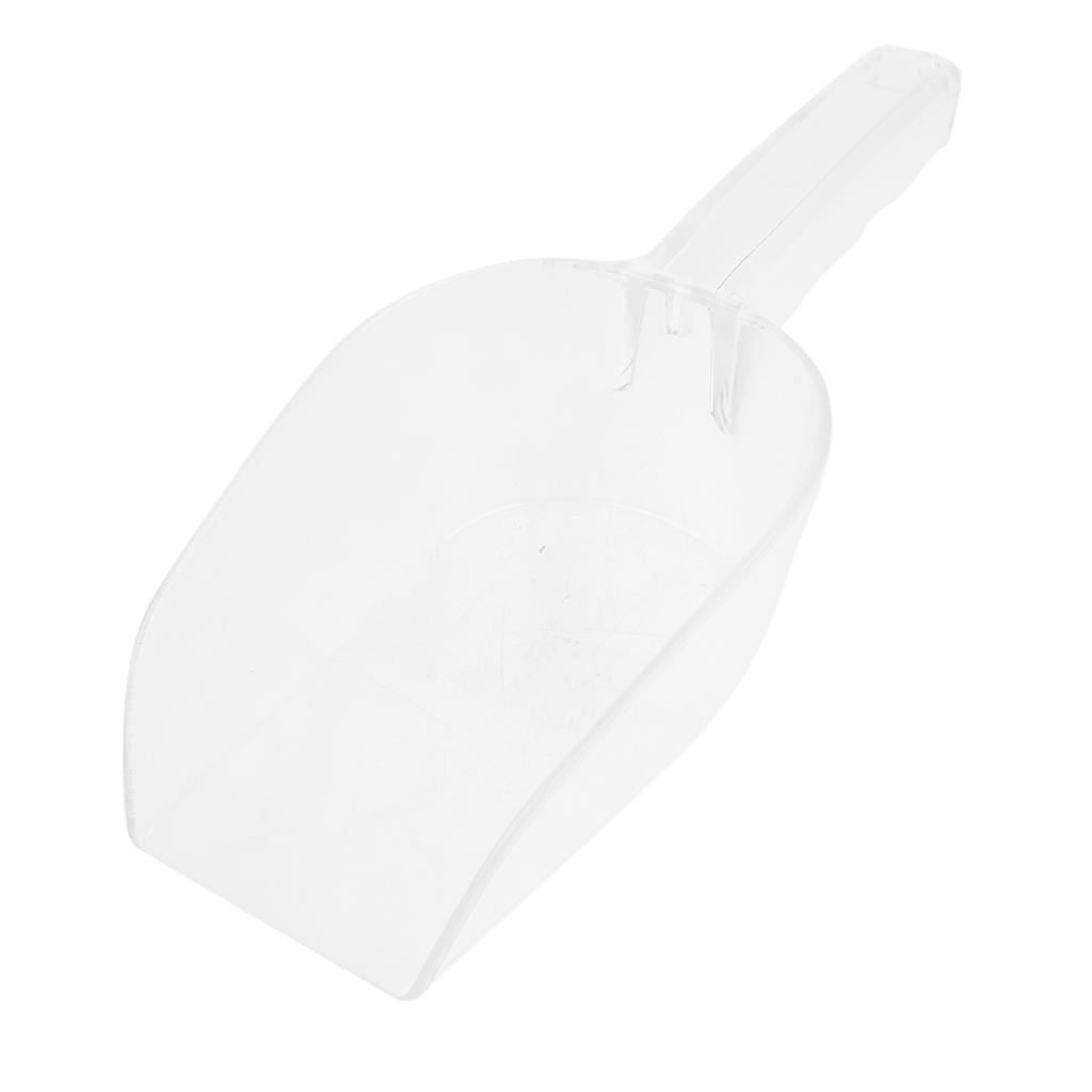 Multi-purpose Clear Acrylic Kitchen Scoop Buffet Ice Cream Candy Shovel 26cm