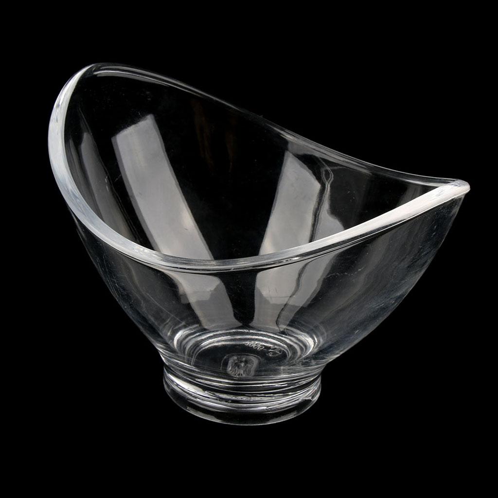 Acrylic Clear Fruit Salad Bowl Serving Veggie Snack Sundae Dessert 350ml