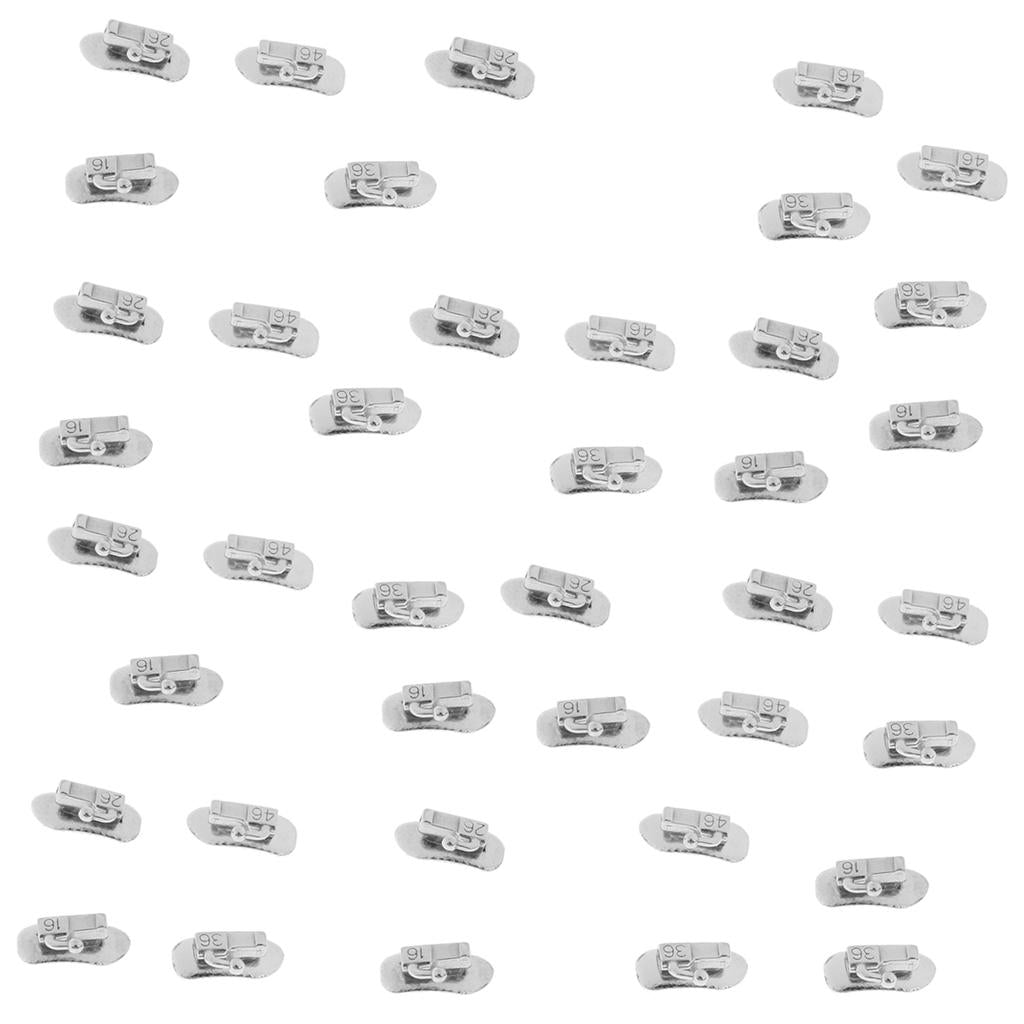 40 Pieces Stainless Steel Edgewise First Molar Buccal Tube Pack 16 26 36 46