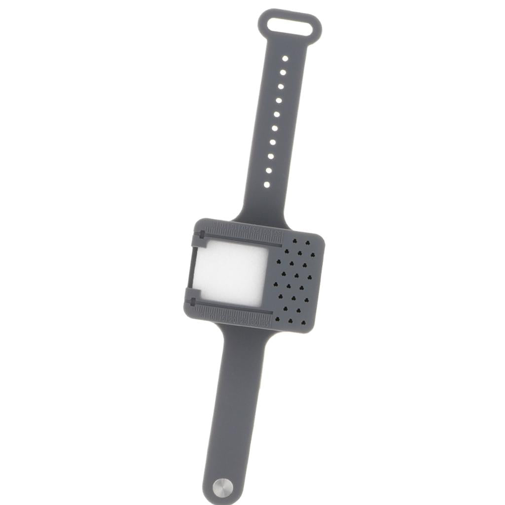 Dental Wrist Measuring Stand Block Endodontic Files Holder Ruler Tool Grey