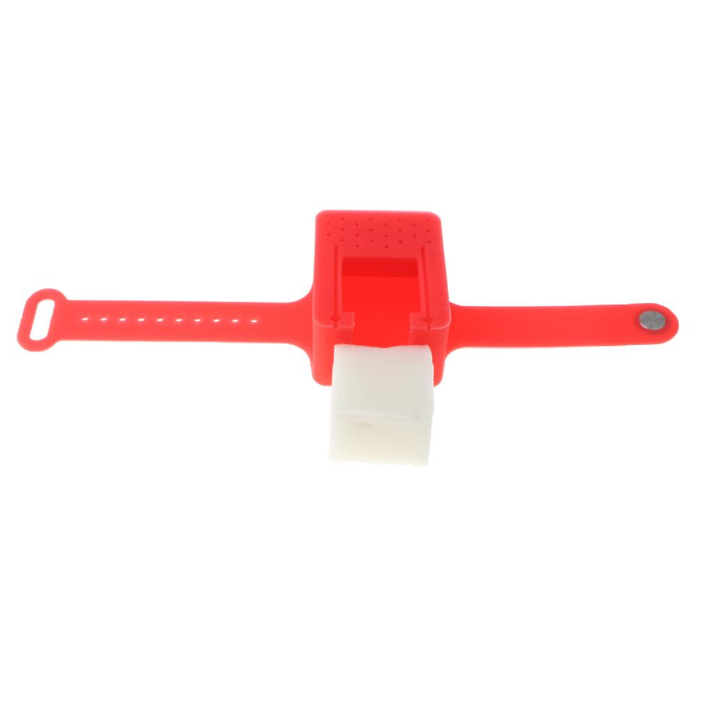 Dental Wrist Measuring Stand Block Endodontic Files Holder Ruler Tool Red