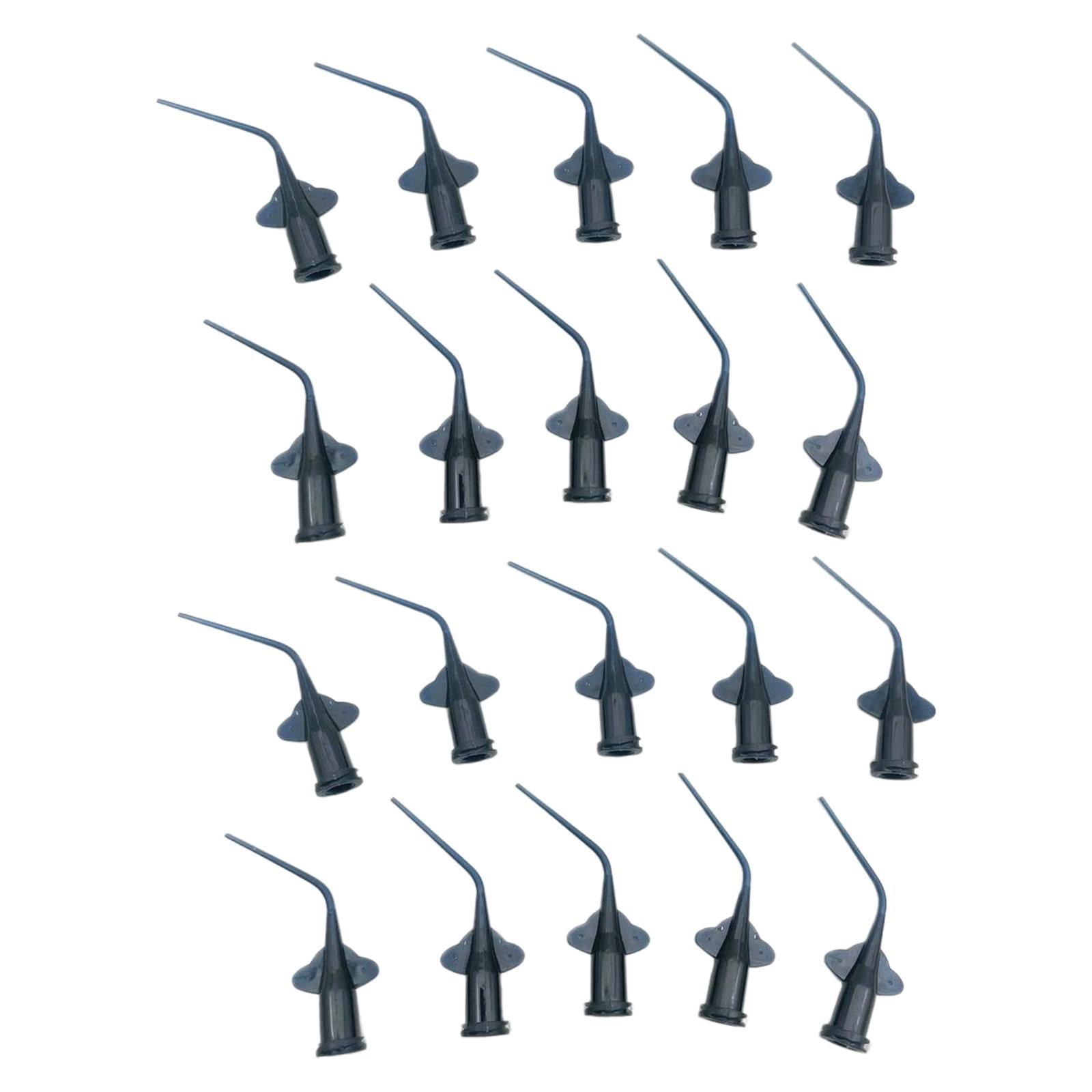 25Pcs Blue Disposable Dental Irrigation Syringe Tip Dentist Materials Tools