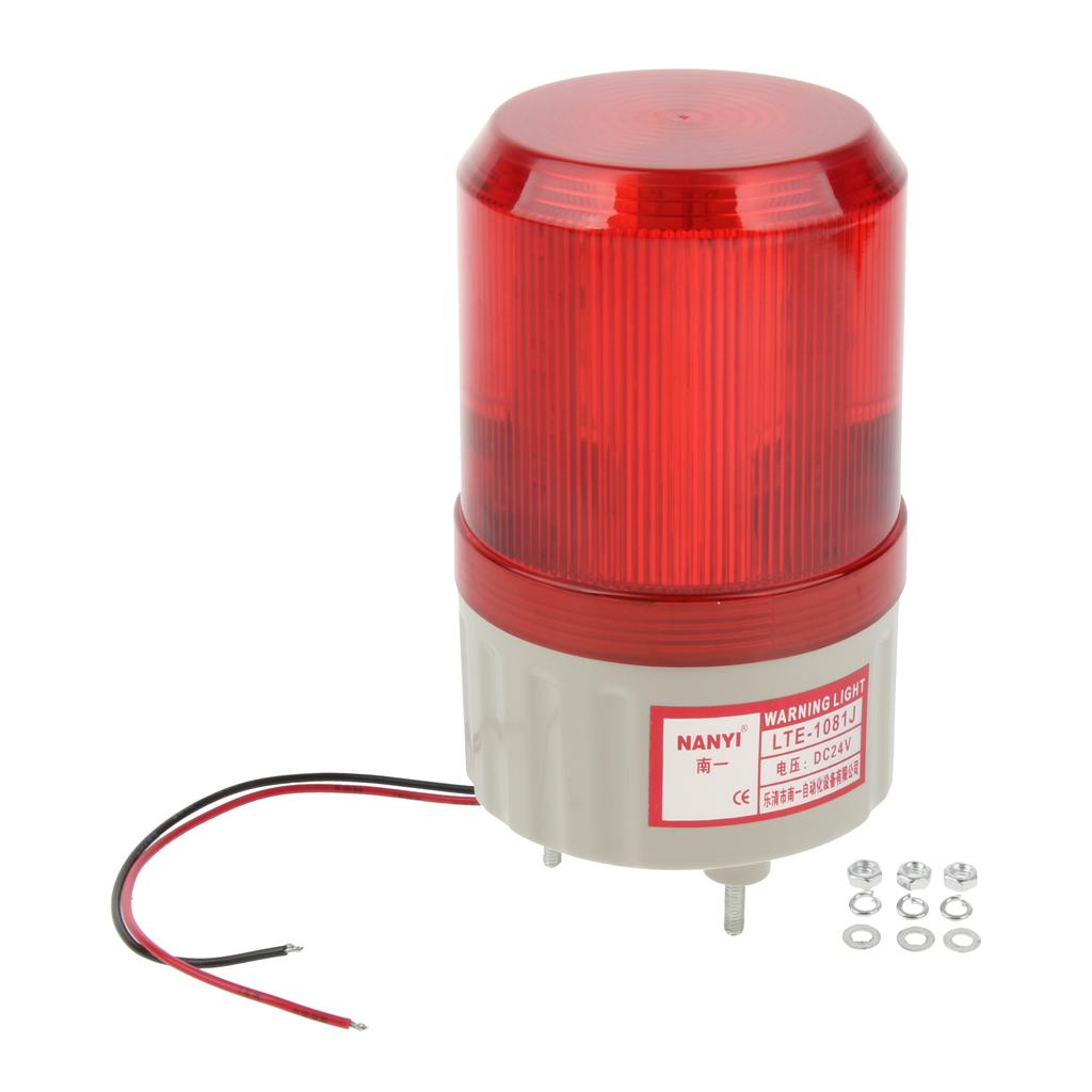 Emergency LED Flashing Strobe Signal Warning Light Lamp Beacon Workshop Red