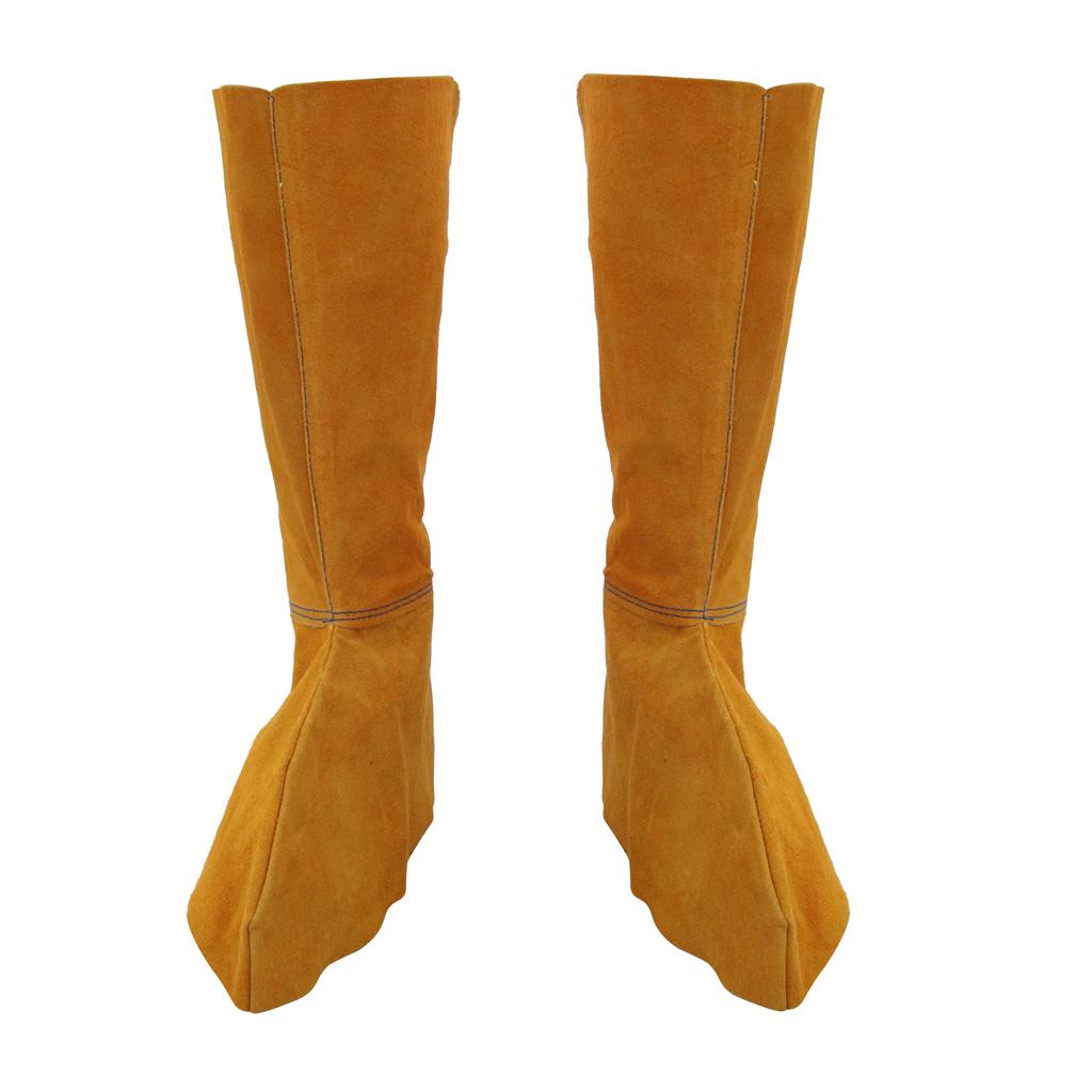 1 Pair Welding Protective Shoes Shoe Spats Calves Feet Cover Welder